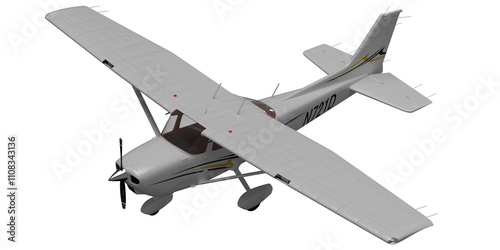 back top white plane isolated on white empty background premium png for make mockup