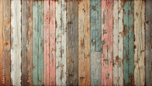 Rustic wooden planks
