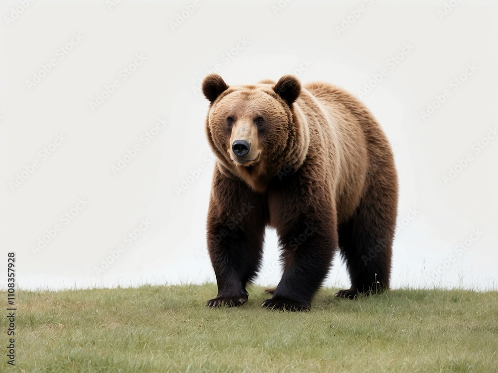 Fototapeta premium brown bear in the forest