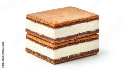 Delicious Cream Filled Pastry Dessert Sweet Treat Close up