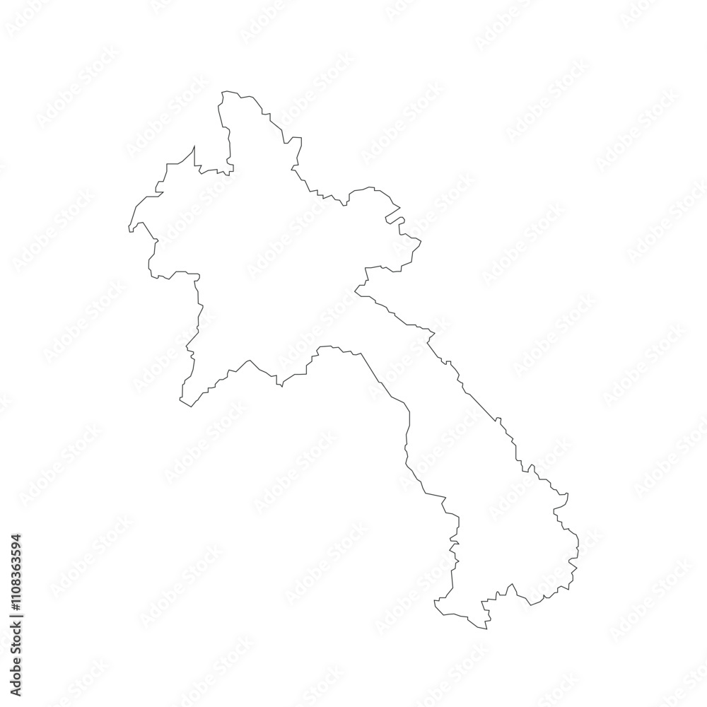 Obraz premium cambodia map icon