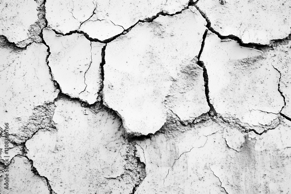 Obraz premium Cracked Concrete Texture