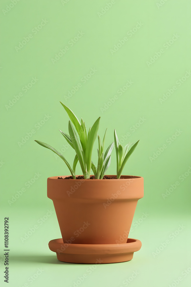 Fototapeta premium plant in a pot