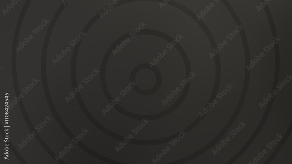 Obraz premium Dark concentric circles in a simple abstract design suitable for backgrounds, branding, and modern art concepts. Creative and versatile graphic resource.