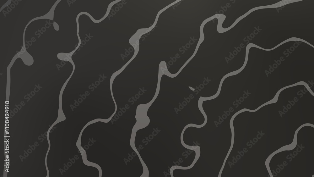 Obraz premium Black background with lines create abstract organic shapes on a black background. Suitable for modern, elegant, and artistic design projects.