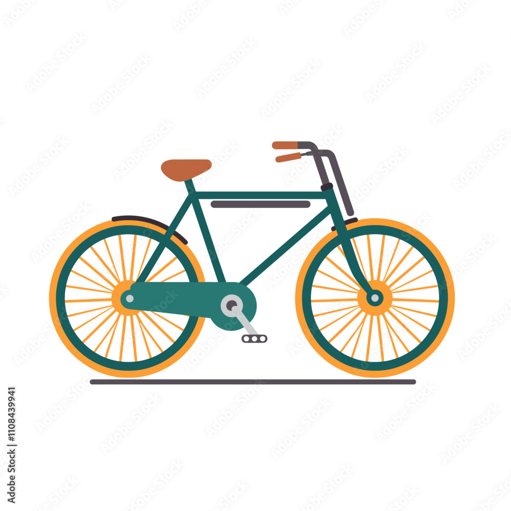Fototapeta premium Stylish vector bicycle design with a contemporary look