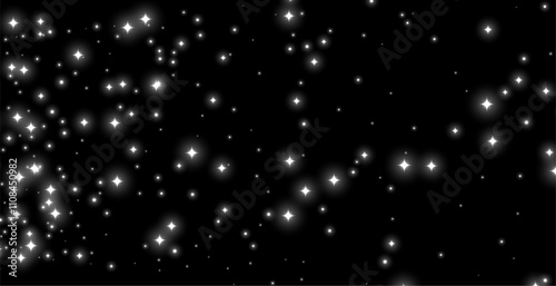 glittering dust particle background magical effect