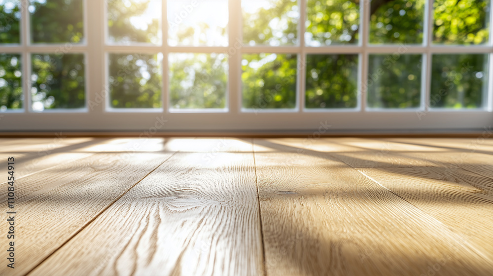 Empty wooden board windowsill flooring hardwood Empty wooden board windowsill flooring hardwood