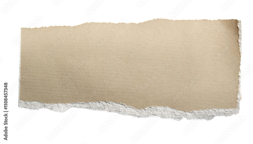 Obraz premium Ripped torn paper edges isolated on transparent background PNG 