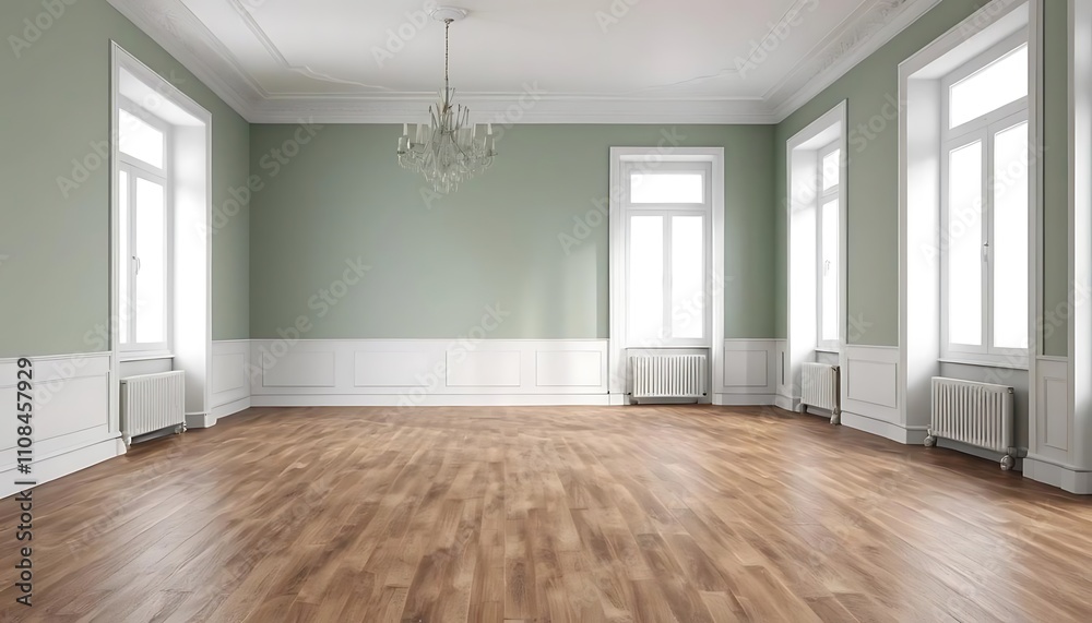 Fototapeta premium empty room with window