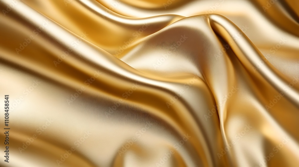 Fototapeta premium Luxurious Golden Textures and Glittering Spheres - Shimmering Metallic Background Collection