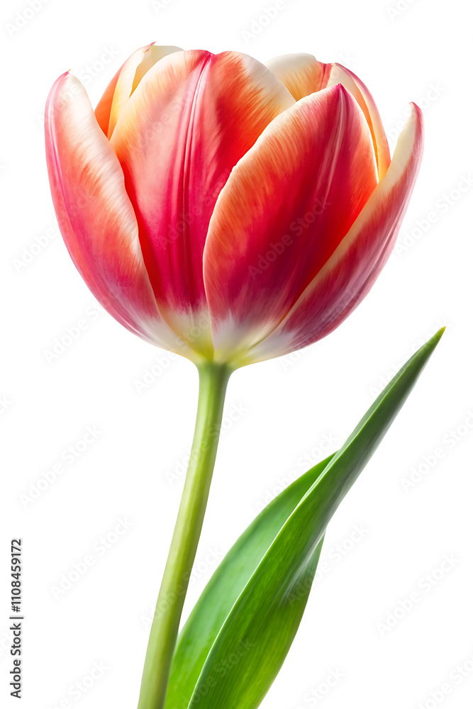 tulip isolated on white tulip isolated on white