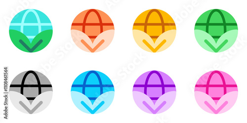 Editable eco-friendly, environmentally friendly, ecology, leaves, earth, planet vector icon. Part of a big icon set family. Perfect for web and app interfaces, presentations, infographics, etc