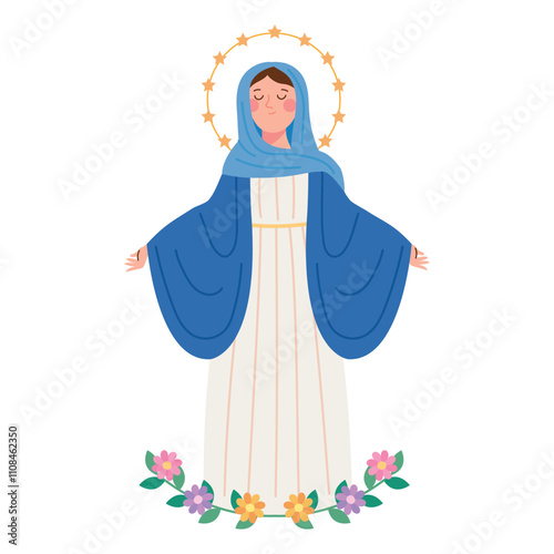 miraculous virgin statue