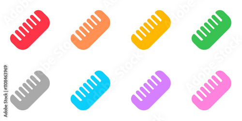 Editable hair comb vector icon. Barbershop, lifestyle, grooming. Part of a big icon set family. Perfect for web and app interfaces, presentations, infographics, etc