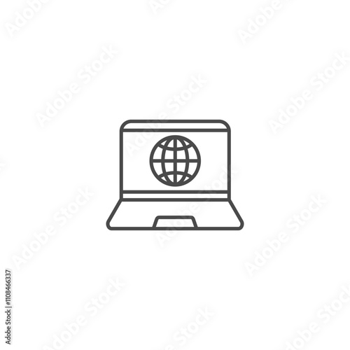 Browsing icon template vector illustration