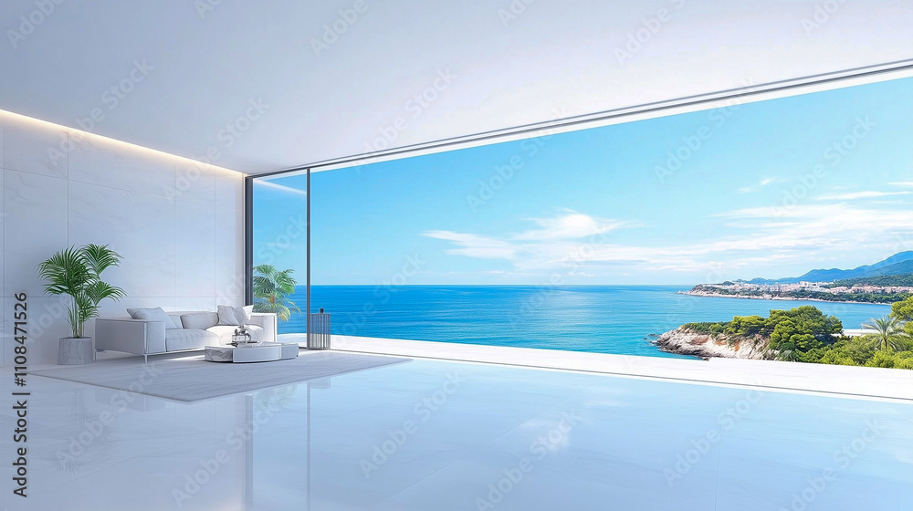 Fototapeta premium Interior design of modern living room