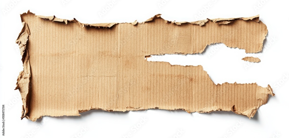 custom made wallpaper toronto digitalA distressed, torn piece of cardboard with brown stripes along the edges and a white center, offering a rustic aesthetic.