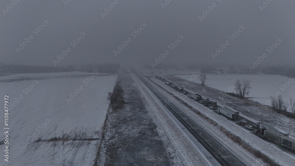 Winter Storm Impacts Trans-Canada Hwy Winter Storm Impacts Trans-Canada Hwy