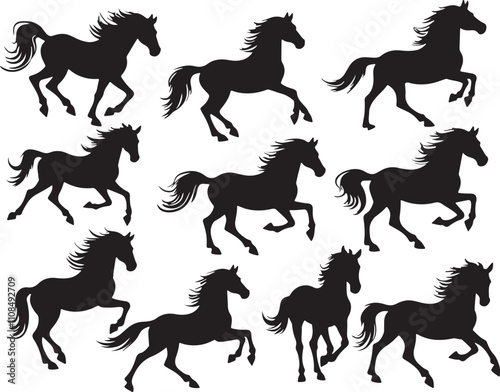 Horse Silhouettes