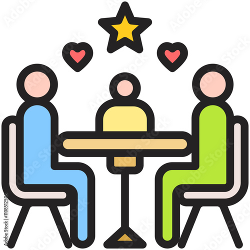 Family Dinner Icon
