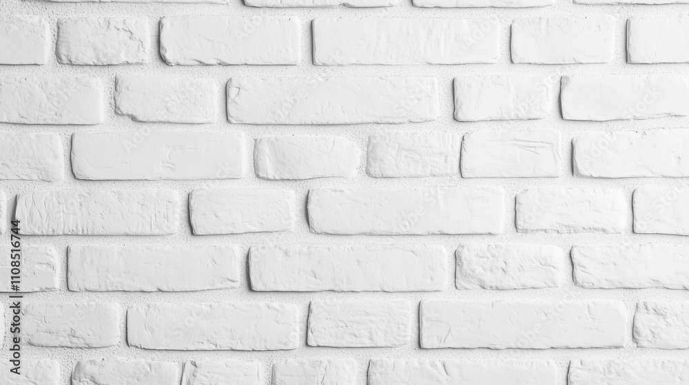 Obraz premium white brick wall may used as background 