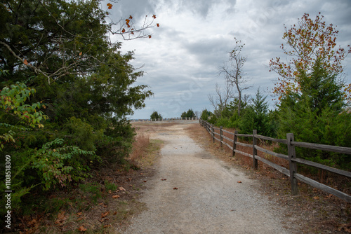 Missouri hiking trails in the fall