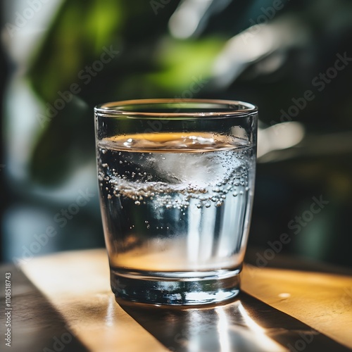 A refreshing glass of water underscores the importance of staying hydrated for maintaining good health, highlighting the role of proper hydration in overall well-being. photo