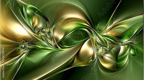 Dynamic Fractal Wave Pattern Illustration with Colorful Smoke and Flower Shapes on Black Backdrop