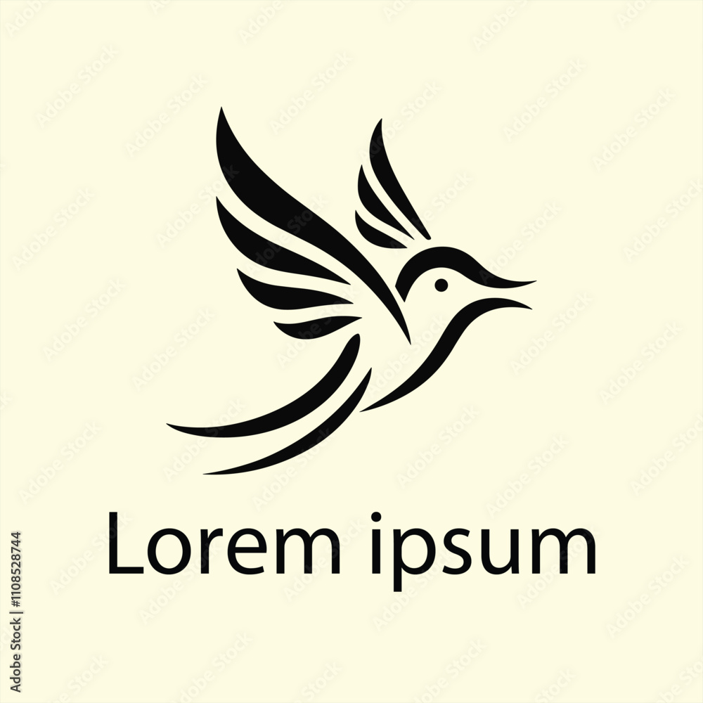 Obraz premium Bird Logo Design Template