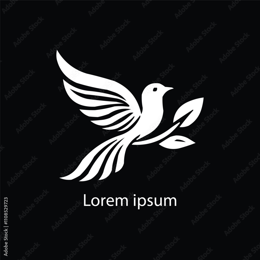 Obraz premium Bird Logo Design Template