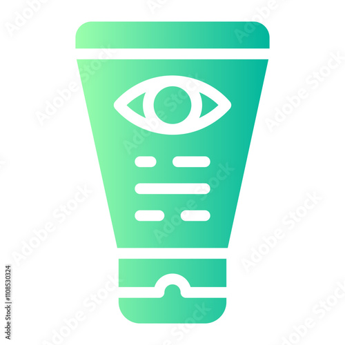 eye cream gradient icon