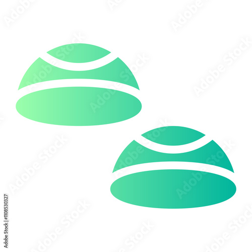 contact lens gradient icon