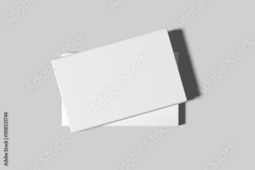 Blank magnetic box mockup for presentation to client