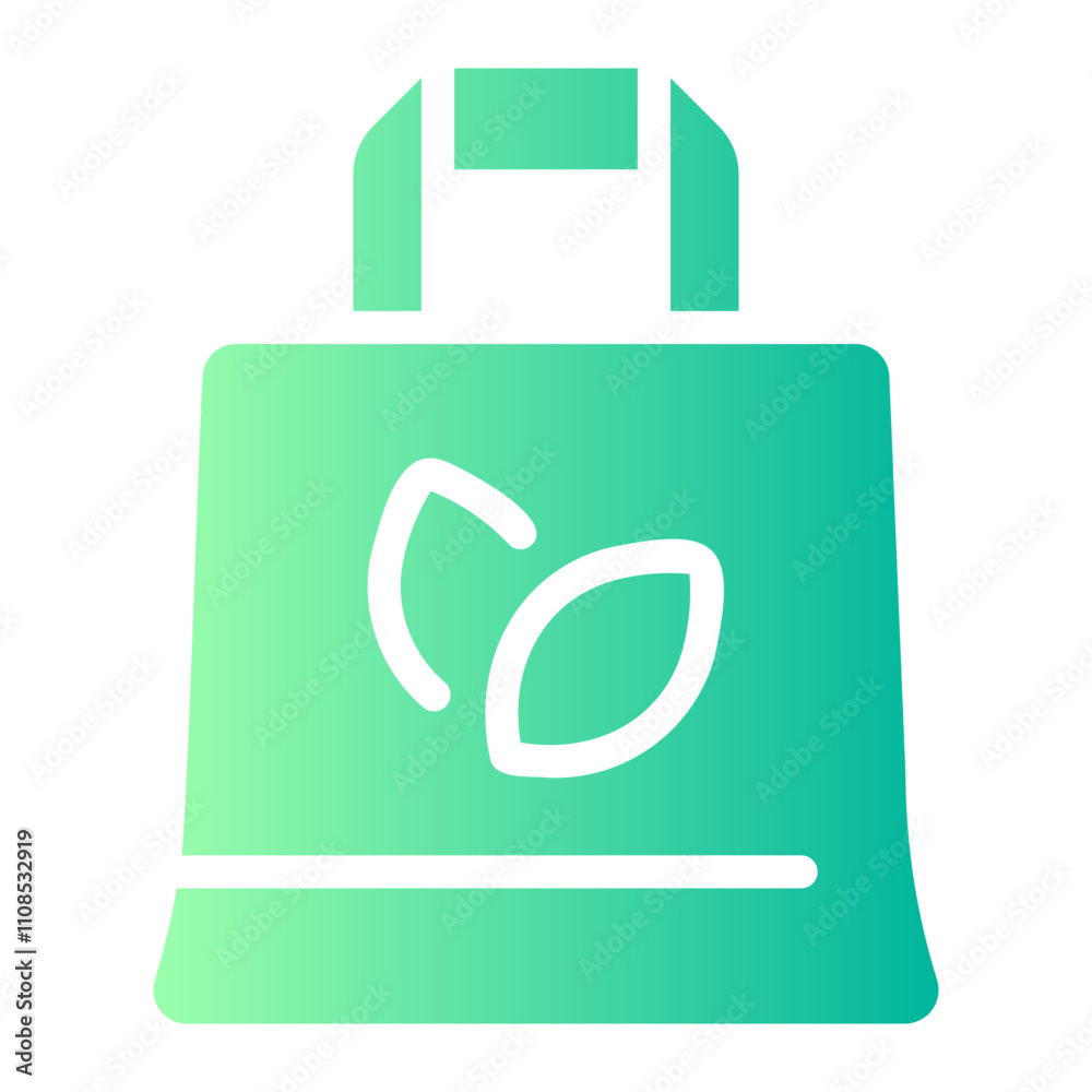 Obraz premium eco bag Gradient icon