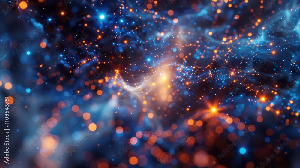 A closeup of a vibrant decentralized network in the midst of the galaxy with pulsating nodes and intricate pathways connecting them. A closeup of a vibrant decentralized network in the midst of the galaxy with pulsating nodes and intricate pathways connecting them.