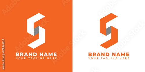 Modern Minimalist S Letter Logo