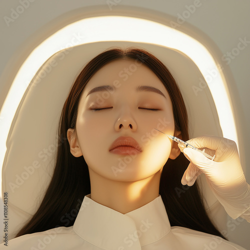 woman, skin treatment