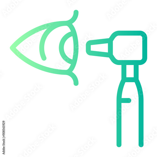 otoscope gradient icon