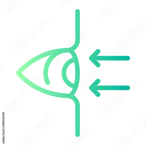 refraction gradient icon