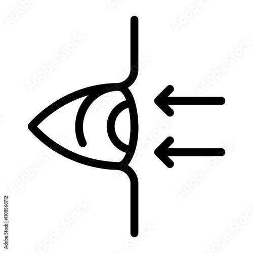 refraction line icon