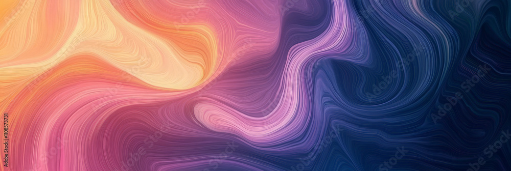 Fototapeta premium Abstract swirling patterns in vibrant colors create a dynamic visual experience.