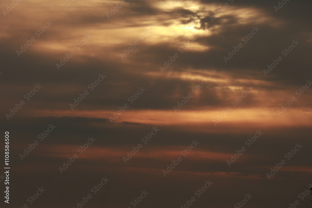 Obraz premium 산정상 일출