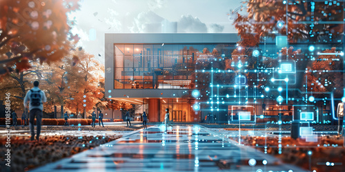 A University Campus with Biometric Student ID System for Secure Access, Streamlined Campus Management, and Enhanced Student Experience

