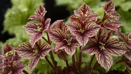 Exquisite Heucherella Flowers Close Up photo