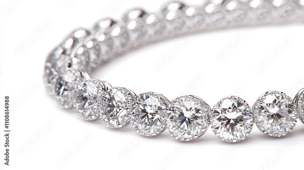 A close-up of sparkling diamonds for a jewelry store banner, with space for text on a white background, perfect for luxury promotions. A close-up of sparkling diamonds for a jewelry store banner, with space for text on a white background, perfect for luxury promotions.
