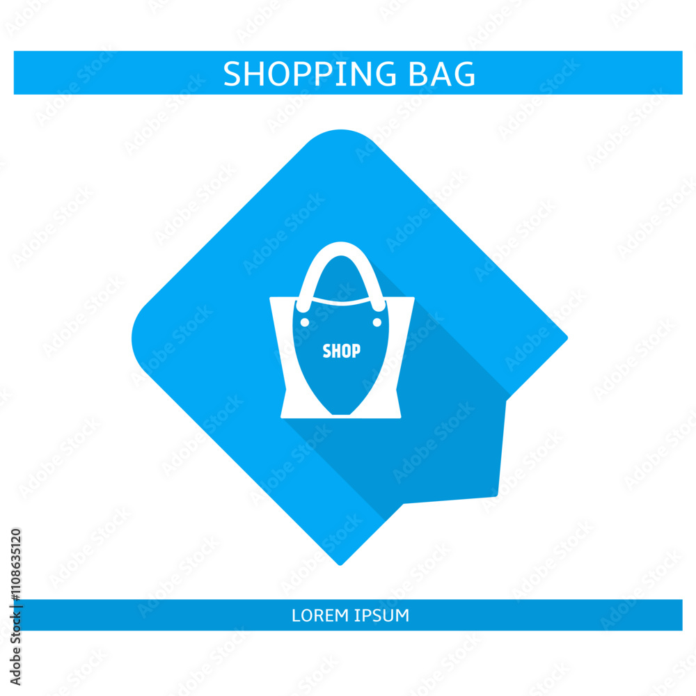 Design icon. Shopping bag icon symbol in flat. Shopping bag symbol design in flat with shadows. Stock vector. Design icon. Shopping bag icon symbol in flat. Shopping bag symbol design in flat with shadows. Stock vector.