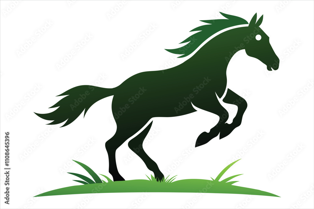 Fototapeta premium horse Vector Icon.