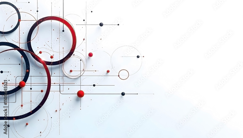 Naklejka premium abstract background with lines