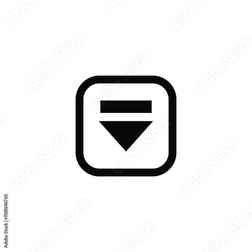 Eject Dream stale Lineal icon. Eject icon isolated on white background. Multimedia symbol modern, simple, vector, icon for website design, mobile app, Vector Illustration.